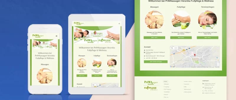 Fußpflege und Wellness: Angebote und Karte