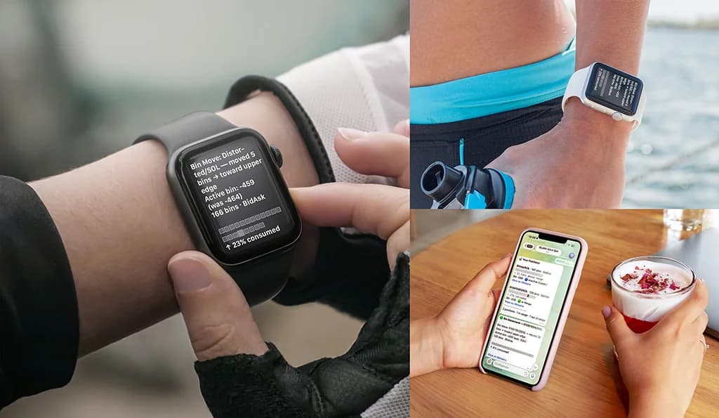 Dieselben Alarme auf Smartwatch und Smartphone